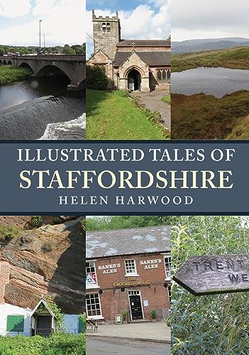 Book cover featuring Staffordshire landscapes and historic buildings.