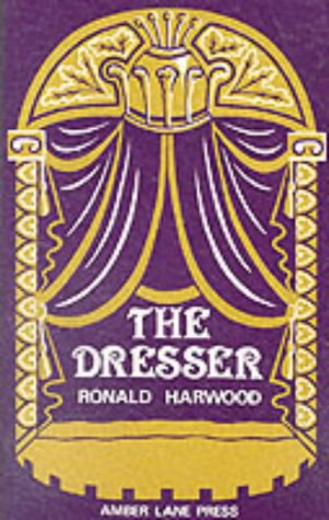 Book cover for “The Dresser” with ornate gold and purple design.