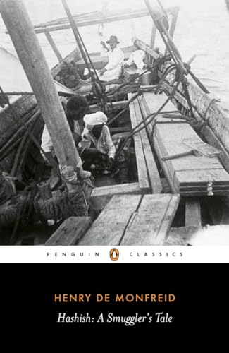 Vintage book cover depicting a boat with figures, titled "Hashish.