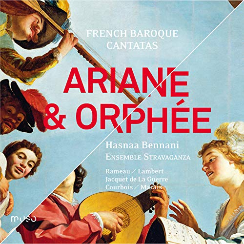 CD cover for "Ariane & Orphee" by Hasnaa Bennani, featuring baroque art.