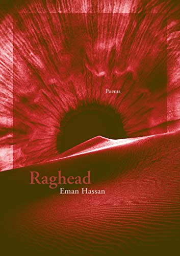 Book cover: close-up of an eye over a desert landscape, red tones.