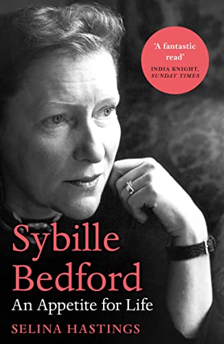 Book cover featuring a black and white portrait of Sybille Bedford.