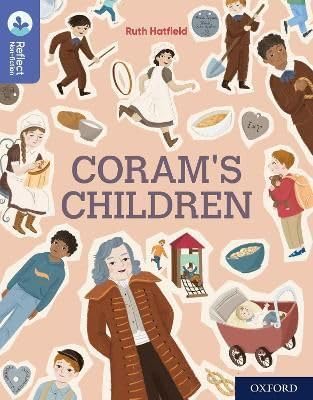 Book cover depicting children and a woman in 18th-century clothing.
