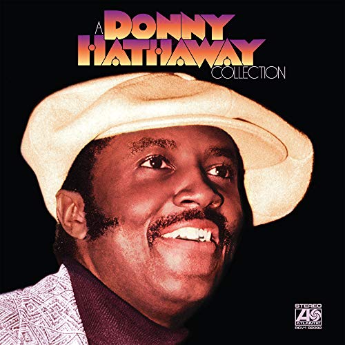 Vinyl record cover featuring Donny Hathaway smiling, wearing a white hat against a black background.