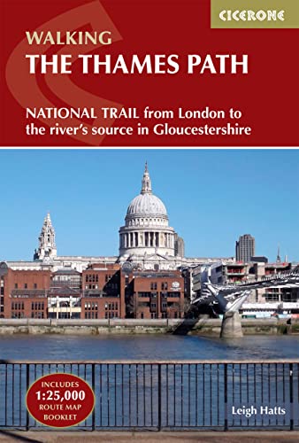 Book cover featuring St. Paul's Cathedral and the Thames, titled The Thames Path.