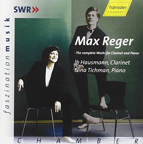Album cover featuring two musicians, a pianist and a clarinetist.