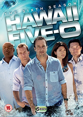 Hawaii Five-O DVD cover featuring the main cast against a blue ocean.
