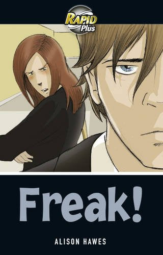 Book cover: two young people, one looking concerned, title "Freak!".