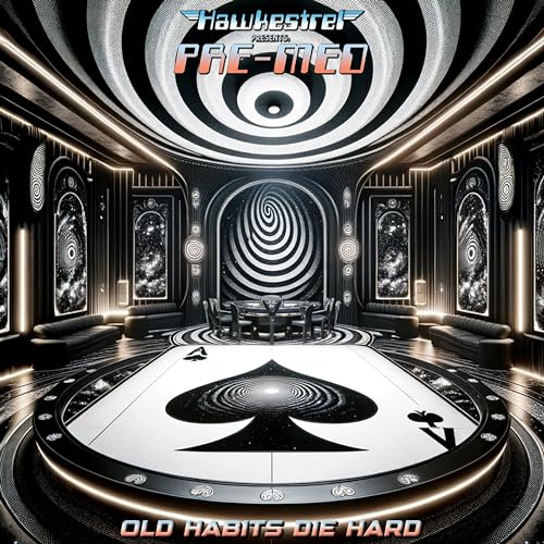 Vinyl album cover featuring a swirling, optical illusion room scene.