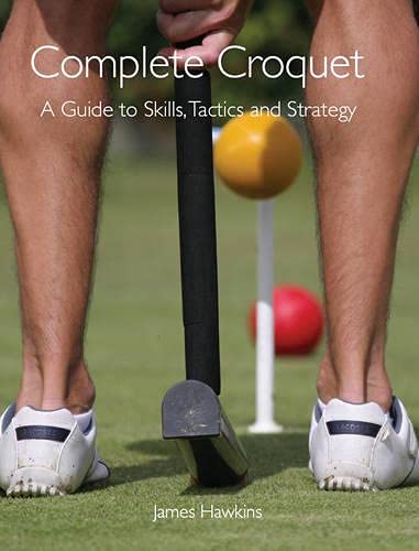 Book cover showing a person holding a croquet mallet on a grassy field.