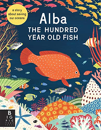 Book cover: orange fish swims amongst colorful coral and other sea life.