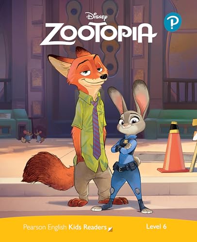 Zootopia book cover featuring Nick Wilde and Judy Hopps, level 6 reader.