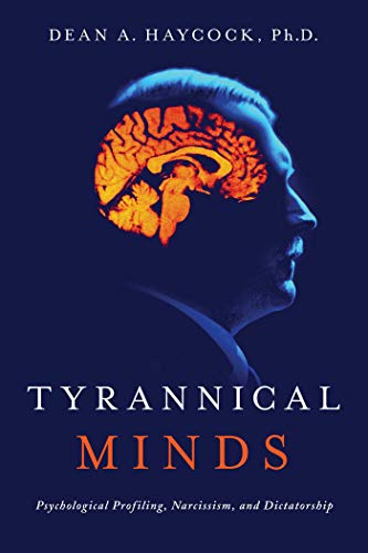 Book cover: profile silhouette with brain imagery and title "Tyrannical Minds".
