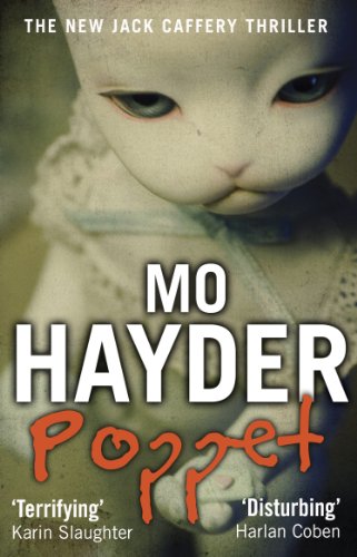 Book cover: a porcelain doll face with the title “Poppet” in red.