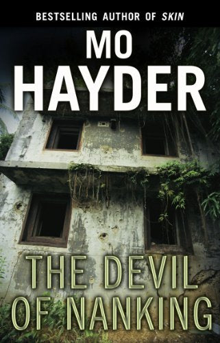 Book cover: dilapidated building with text "The Devil of Nanking".