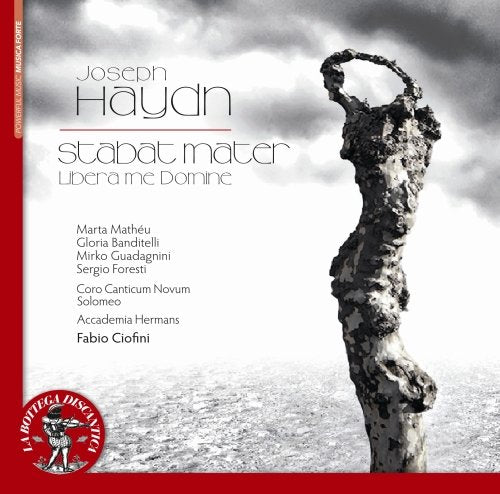 Vinyl record cover for Haydn’s “Stabat Mater” featuring a sculpted figure.
