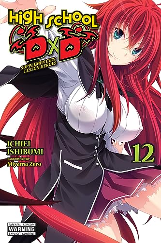 Cover of "High School DxD" light novel volume 12, featuring a red-haired anime girl.