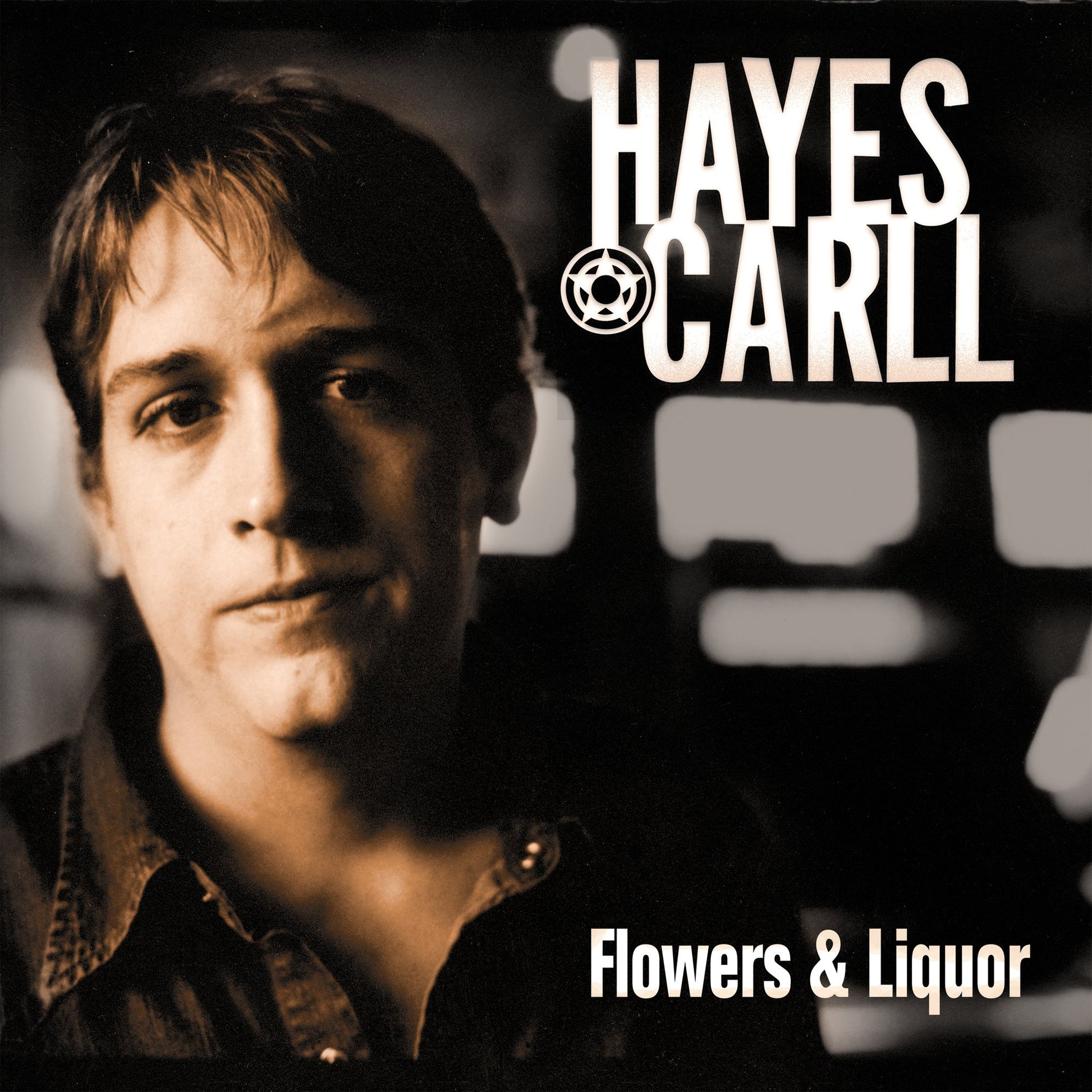 Hayes Carll album cover featuring a portrait of the artist.
