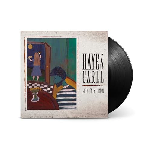 Hayes Carll We're Only Human vinyl record album cover with illustrated artwork.