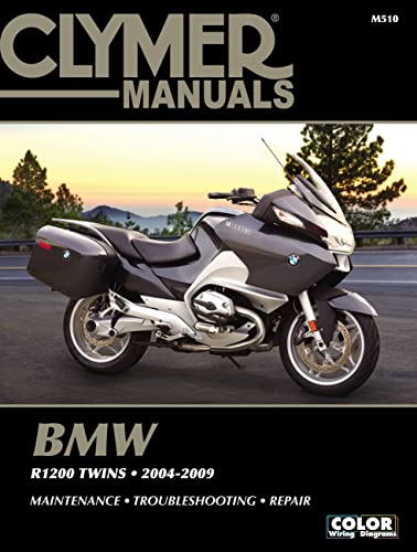 Clymer Manuals BMW R1200 Twins repair guide with motorcycle image.
