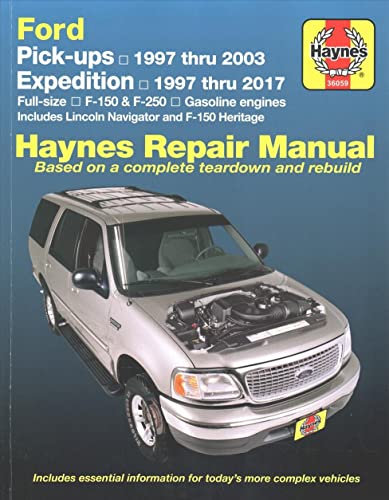 Haynes repair manual cover featuring a silver Ford F-150 pickup truck.