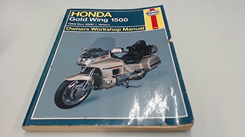 Haynes repair manual for Honda Gold Wing 1500 motorcycles from 1988 to 2000.
