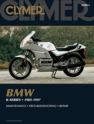 BMW K-Series motorcycle repair manual cover, 1985-1997, Clymer publication.