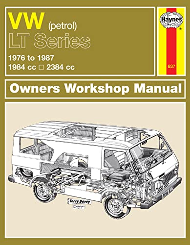 VW LT petrol van owners workshop manual cover, 1976-1987.