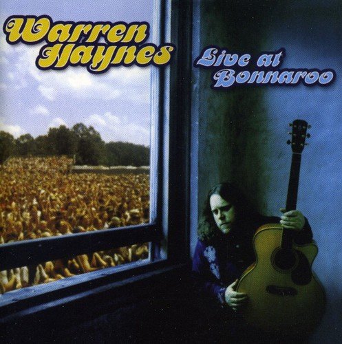 CD cover for Warren Haynes’ “Live At Bonnaroo” with concert scene.