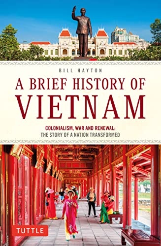 Book cover featuring a statue of Ho Chi Minh and people in traditional clothing.