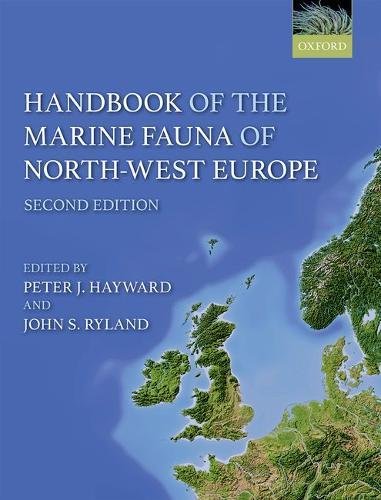 Book cover: “Handbook of the Marine Fauna of North-West Europe”, map.