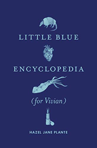 Dark blue book cover with illustrations of an armadillo, squid, and heart.