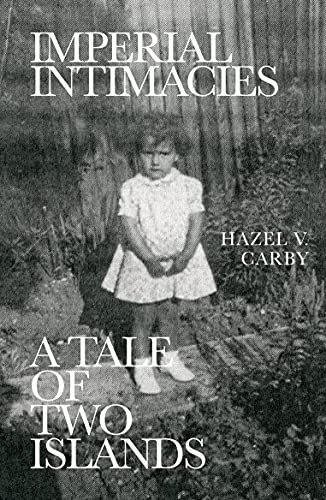Book cover: vintage photo of a child in a dress, dark background.