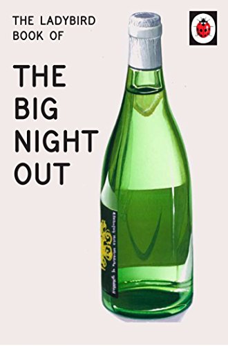 Ladybird book cover with green wine bottle and black text.