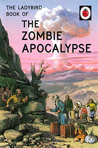 Ladybird book cover depicting a post-apocalyptic scene with people and zombies.