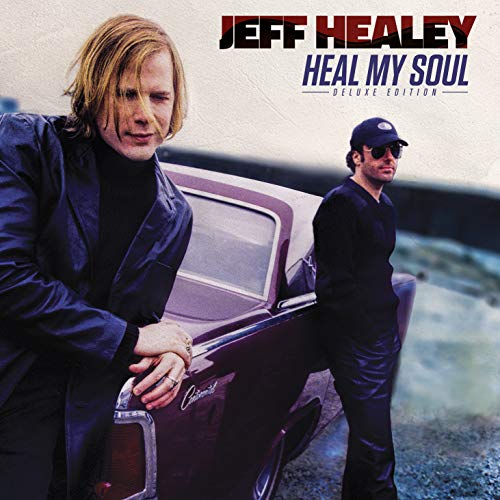 Jeff Healey album cover: two men and a vintage car.