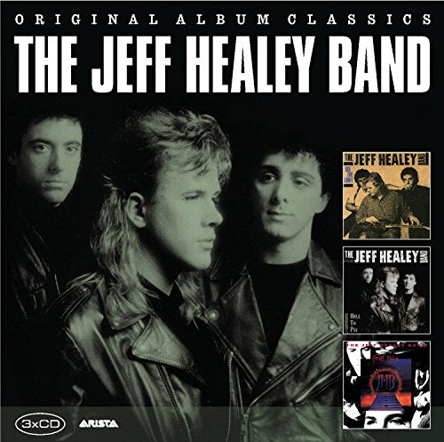 CD cover for "The Jeff Healey Band" featuring three album covers.