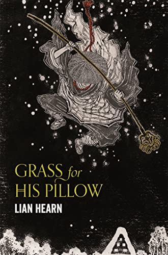 Book cover: sketched figure with staff against a dark, speckled background.