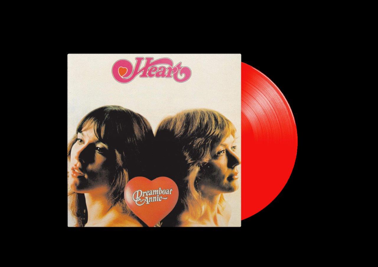 Heart Dreamboat Annie album cover with two women and a red vinyl record.
