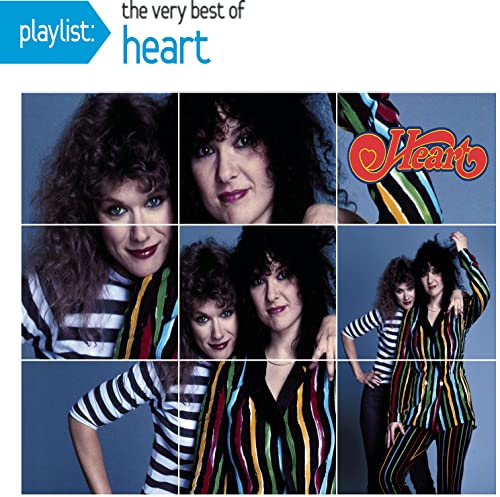 CD cover for Heart’s “The Very Best Of” featuring band members' portraits.