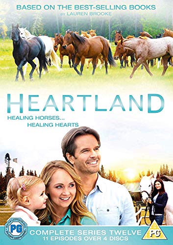 Heartland" DVD cover featuring horses, a family, and a rural landscape.