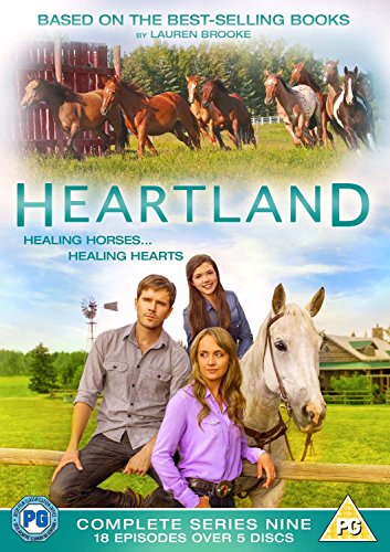 Heartland" DVD cover featuring people and horses in a rural setting.