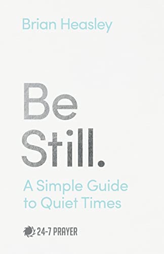 Book cover with the title "Be Still" in large, gray text.