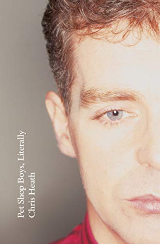 Close-up portrait of a man, book cover titled “Pet Shop Boys, Literally.”