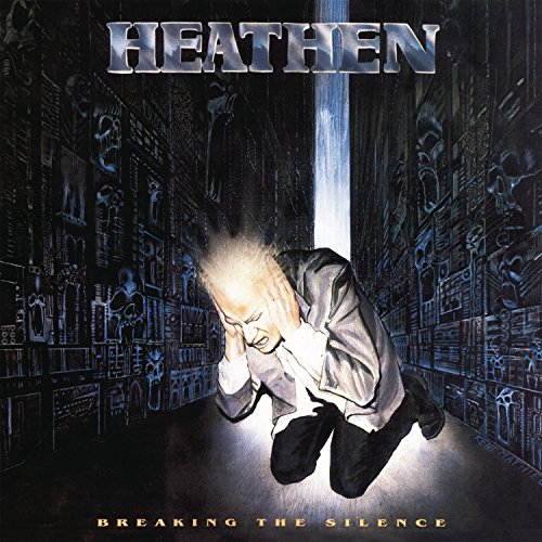 Album cover: man kneeling in a dark, surreal cityscape.