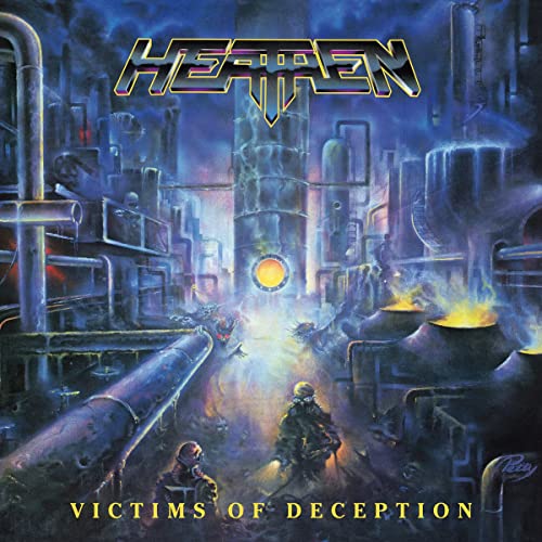 Album cover art showing figures in a dark, industrial factory setting with glowing pipes.