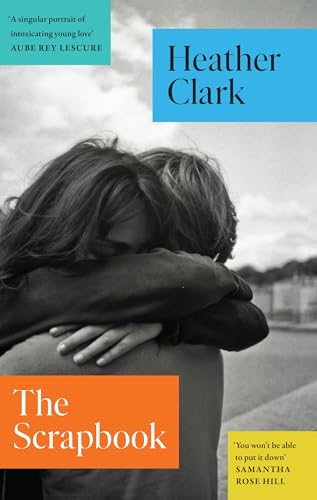Book cover: two people embracing, titled "The Scrapbook" by Heather Clark.