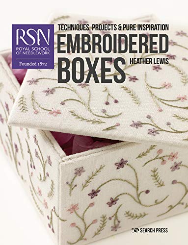 Book cover featuring an embroidered box with floral designs.
