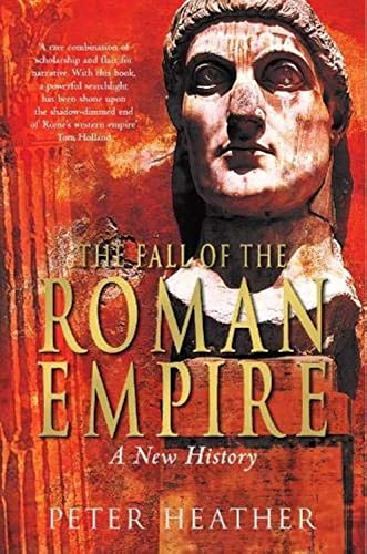 Book cover: "The Fall of the Roman Empire" with a bust image.