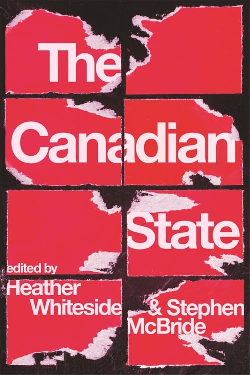 Book cover: "The Canadian State" with red panels and white text.